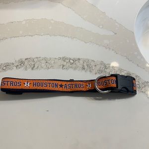 Houston Astros dog collar